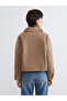 Lcw Vision Shirt Collar Women's Cashmere Jacket - 5