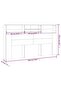 Headboard Cabinet Black 180x19x103.5 cm - 3