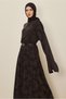 Belted Shawl Detail Dress 46112 - 2