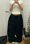 Draw Black Extra Loose Premium Sweatpants Oversized Thick