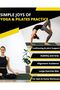 Yoga Mat 6mm with Alignments - Anti-Slip TPE Yoga Mat with Carry Bag - Precision Align - 6