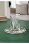 Sima Silver Heybeli 12 Piece Tea Set |   Stylishly Decorated Cup & Saucer Set S101 - 2