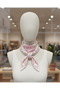 Pink Heart Scarf Bandana Estascarf 48X48 cm - 3