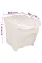 Stackable Garbage Bin Boxes 3 pcs White 75 L Polypropylene - 3