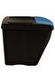 Stackable Dustbins 4 pcs Anthracite 100 L - 2
