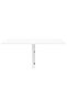 Folding Wall Table White 100x60 cm - 2
