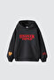 Friends Don'T Lie Printed Oversized Unisex Smoked Hoodie