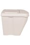 Stackable Garbage Bin Boxes 3 pcs White 75 L Polypropylene - 5