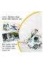 Kids Dual Traction Balance Car, Early Education Bubble Drift Car, Remote Control Baby Toy Car green - 3