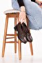Genuine Leather Comfortable Classic Heeled Shoes Erp.25520 Brown - 2