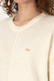 Women's Cream Sweater 50307894-Vr256 - 7