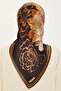 Floral Print Sura Saf Silk Scarf 9220D 02 - 4