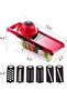 Vegetable Slicer, Multi-function Vegetable Food Cutter Fruit Slicer . - 3