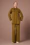 Women's Suede Suit Oil Green 31276 - 2