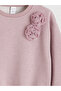 Pink bicycle collar stone girl's sweatshirt - 3