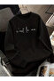 Women's Printed Crew Neck Comfortable Fit Women's Sweatshirt