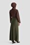 Satin Skirt Oil Green - 6