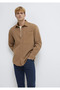 Camel Hair Tencel Tm Lyocell Blended Shirt with Pockets Regular Fit / Regular Cut 0211827-88616