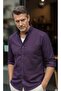 100% Cotton Long Sleeve Pocketed Plaid Classic Lightweight Thick Men's Shirt - 2