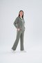 Women's Famous High Quality Plus Size Modal Fabric Jacket Bottom-Top Set - 1002 - 3