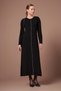 Women's Stone Detailed Knitwear Dress Black 25253 - 2