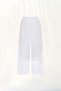 White Linen Wide-Leg Pants 17369 - 2
