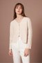 Women's Button Detail V-Neck Cardigan Stone 25264 - 4