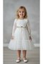 Girls' Belt Floral Princess Model Birthday School Performance SPECIAL OCCASION DRESS