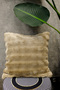 Plush Puffy Decorative Pillow Cushion Cover Fluffy Bubble Brown 1 Piece 50X50 cm - 2