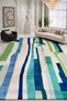 Mosso Line Patterned Woven Base Modern Decorative Carpet Mosso2050 - 2