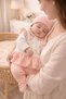 5 Piece 100% Cotton Floral and Mushroom Embroidered Newborn Baby Girl Hospital Discharge Set (Boxed) 0-3 Months - 2