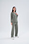 Women's Famous High Quality Plus Size Modal Fabric V-Neck Bottom-Top Set - 1003 - 3