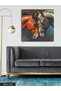Horses in Oil Painting Look One Piece Square Canvas - Canvas Painting - 3