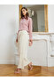Women Pink Pearl Embellished Long Sleeve Shirt - 2