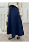 Scuba Verev Skirt-Navy Blue - 2