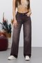 Women's Faded Effect Vintage High-Waist Wide Leg Jeans - 4