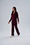 Women's Famous High Quality Plus Size Modal Fabric High Neck Bottom-Top Set - 1004 - 2