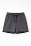 Women's Layered 100% Cotton Anthracite Combed Cotton Shorts