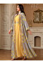 Women Sequin Patch Detail Belted kimono with Dress Set - 2