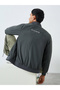 Men Oversized Fit Solid Bomber Jacket