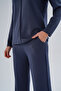 Women's Famous High Quality Plus Size Modal Fabric High Neck Bottom-Top Set - 1004 - 7
