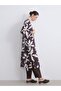 Shawl Collar Patterned Oversize Women's Kimono