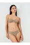 Solid Detachable Strap Padded Wired Bra with Transparent Shoulder Straps - 2