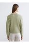 Lcw Comfort Green V-Neck Women's Knitwear Cardigan - 4