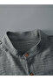 Men Grey Linen Shirt and Trousers Co-Ords - 4