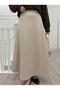Scuba Verev Skirt-Stone