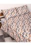 Yellow Narcissus Garden 5D Double Duvet Cover Set with Buttoned Sheet and Elastic, Color Gray - 2