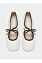 Girl Nude Flat Ballerinas - 5