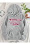 Unisex Love Valentine's Day Printed Hooded Kangaroo Pocket Comfortable Fit Oversized Cut Sweatshirt