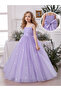 Girls Bow Detail Embellished Maxi Dress - 4